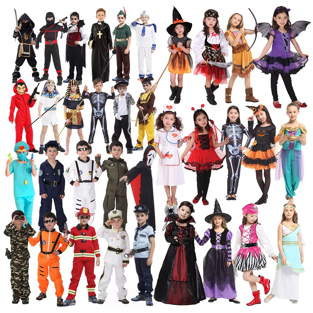 Halloween šaty kostým pre deti – Cosplay Party oblečenia