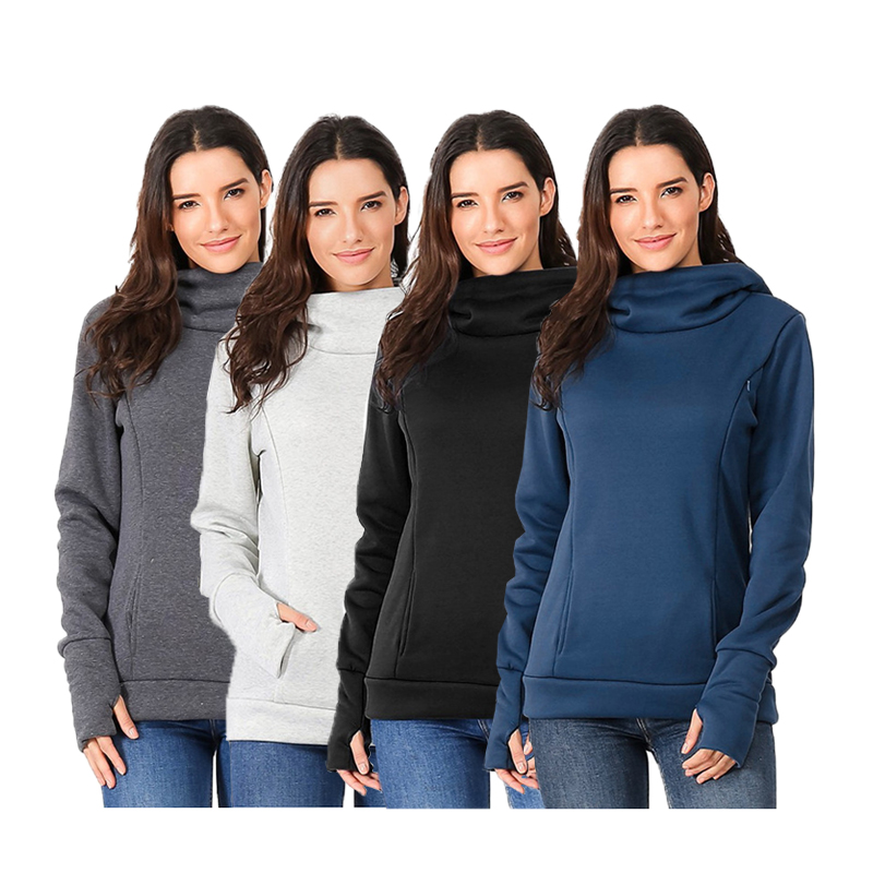 Plnofarebné tlačené s kapucňou ošetrovateľské Hoodie Top