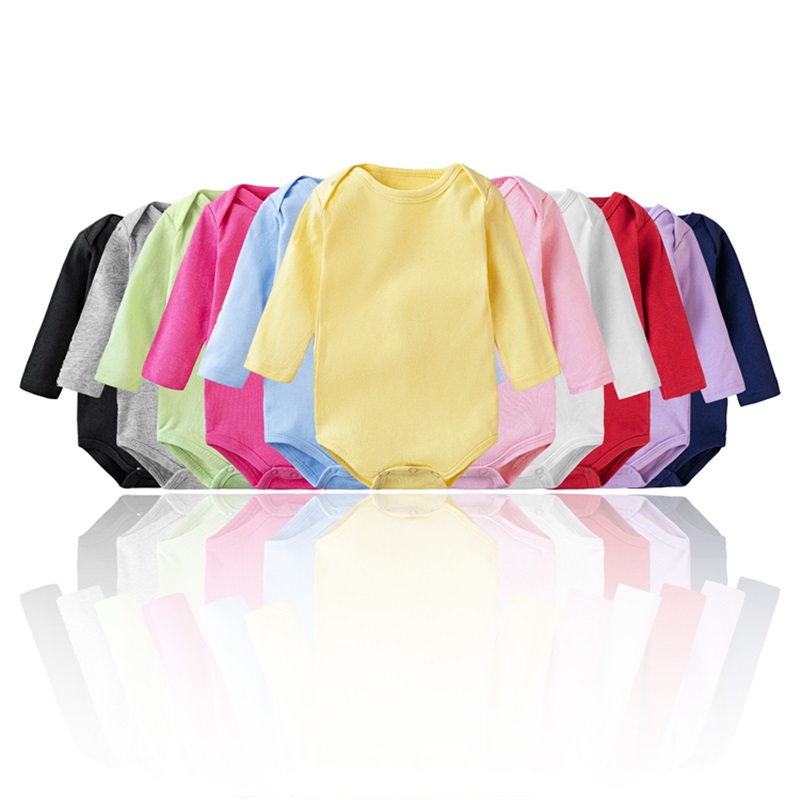 Vlastné česaná bavlna Baby Onesie