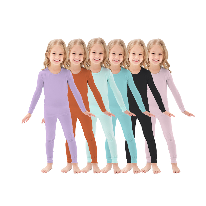 Vlastné bambusové vlákno Kids’ Pyžama Set